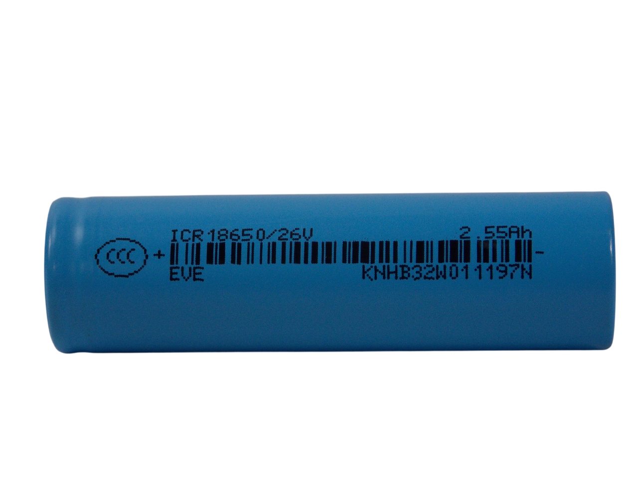 Аккумулятор EVE ICR18650/26V  3.6В   2.55А/ч