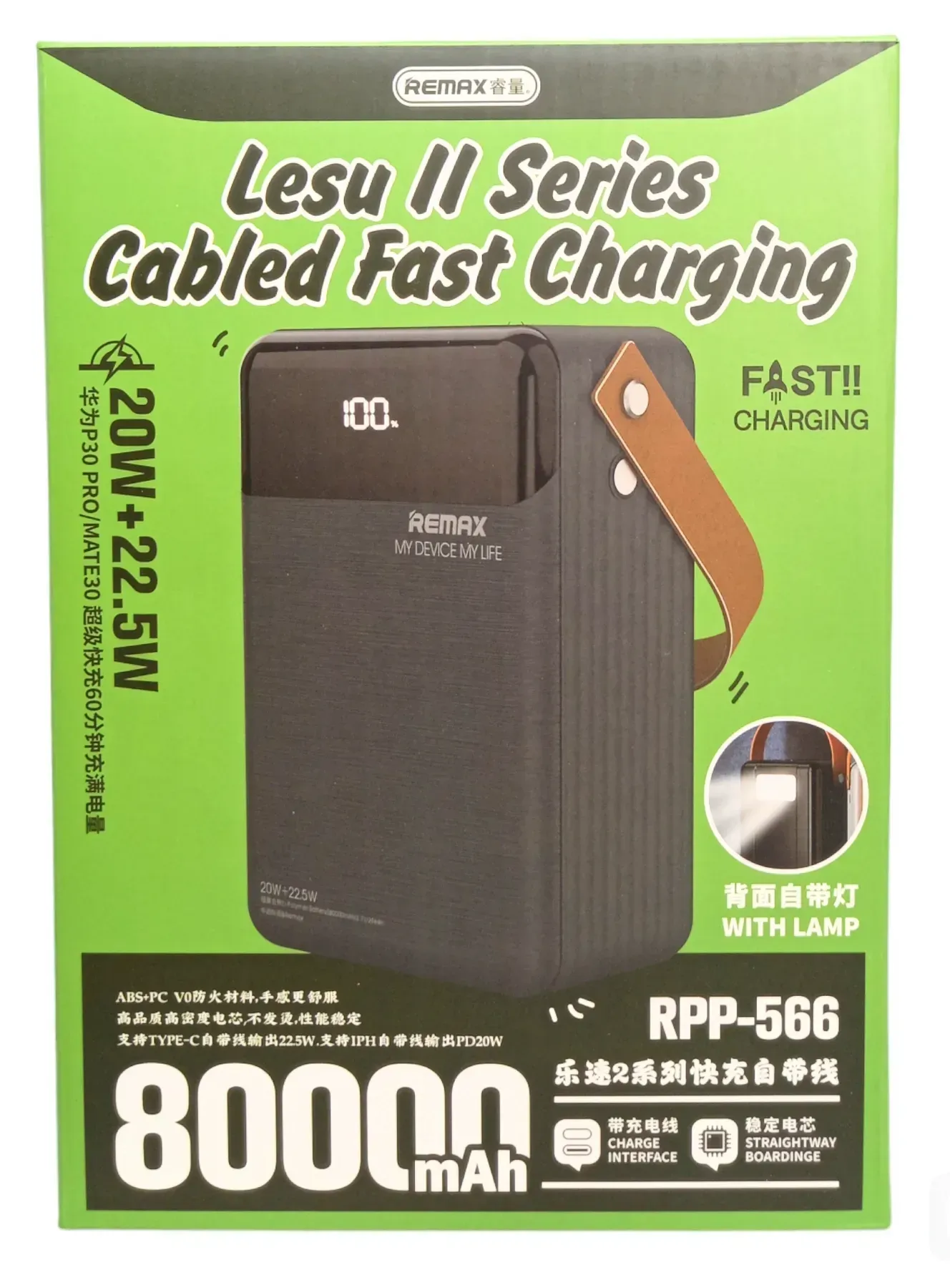 Power Bank Remax RPP566 80000мА/ч