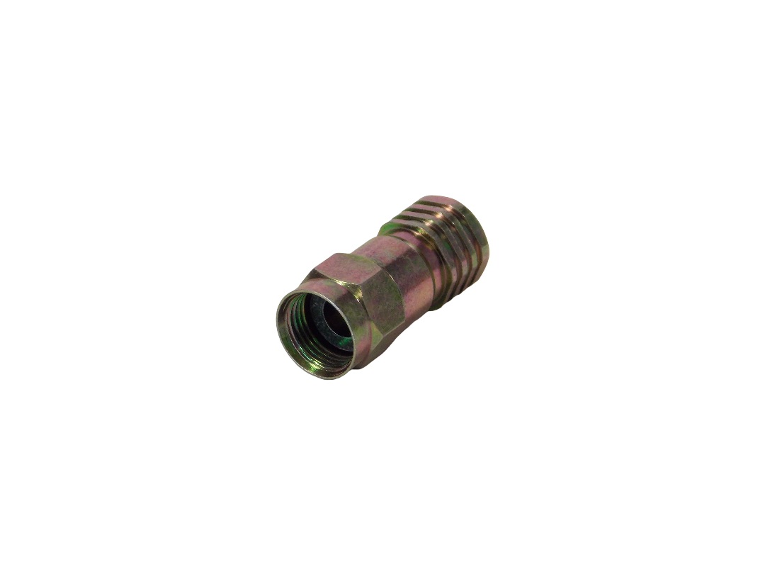 F - коннектор обжимной  на  кабель RG - 6