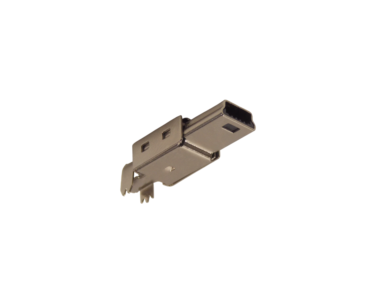 Штекер  USB mini 5pin разборный  на кабель 