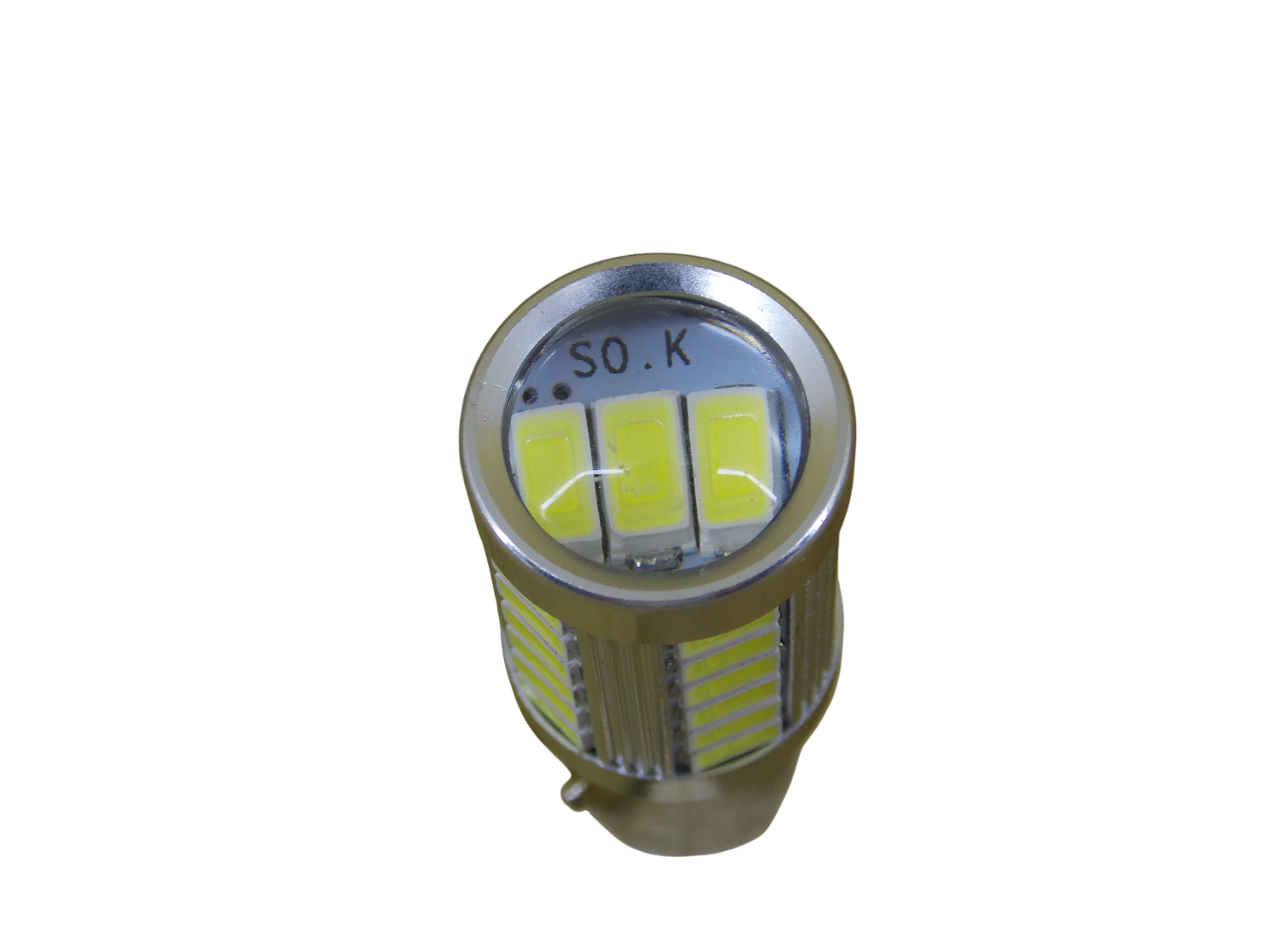 Светодиодная лампа  автомобильная с цоколем P21W/ 1156/ BA15S 33Led  6000K 