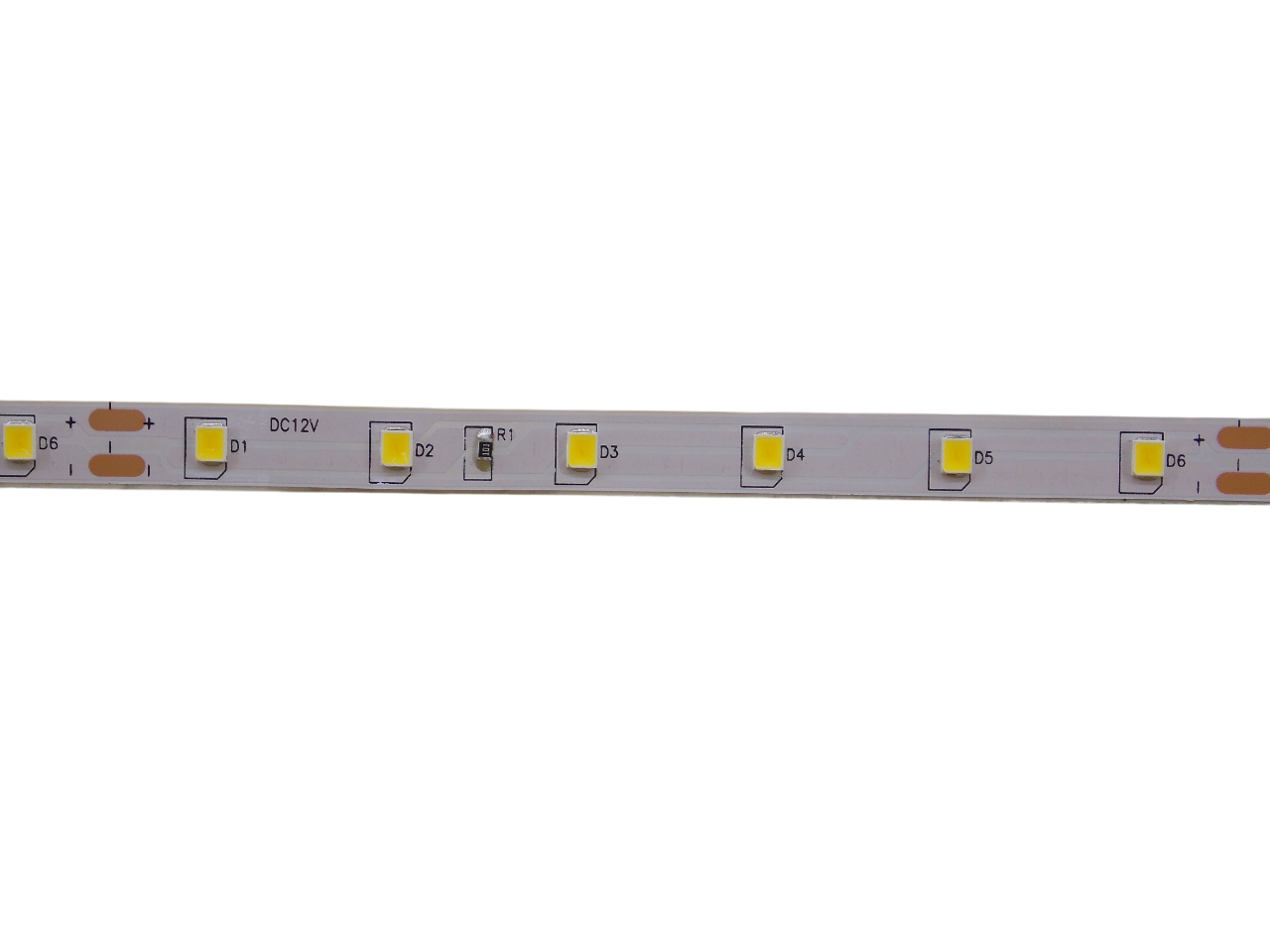 Светодиодная лента 12В -  60Led/м - 4.8 Вт/м белая 3000К
