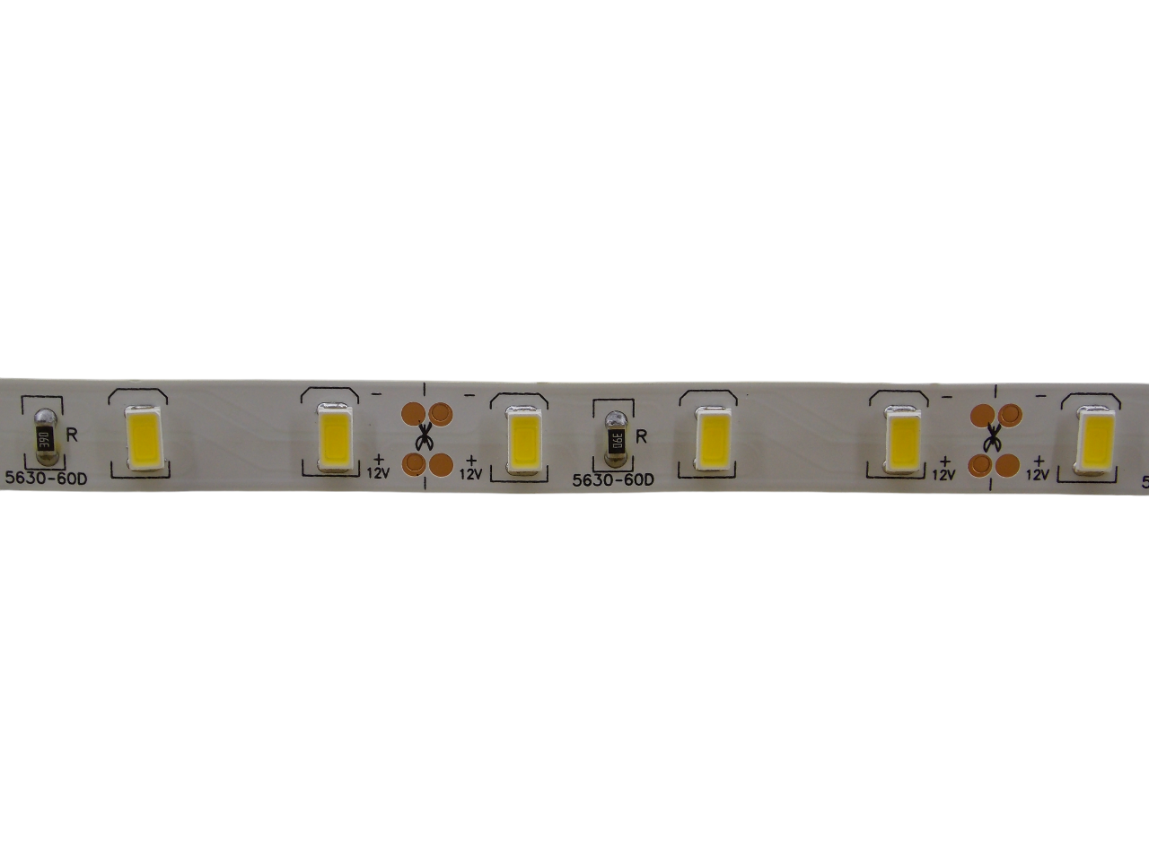 Светодиодная лента 12В - 60Led/м - 14.4Вт/м белая 4000К