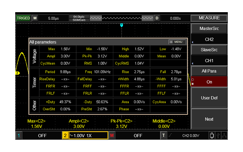 Осциллограф UTD2102CEX+