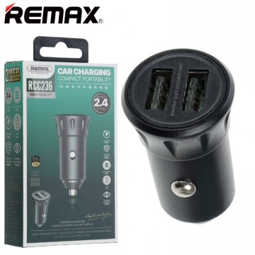 Автомобильное зарядное устройство Remax   RCC236  2,4A Vanguard