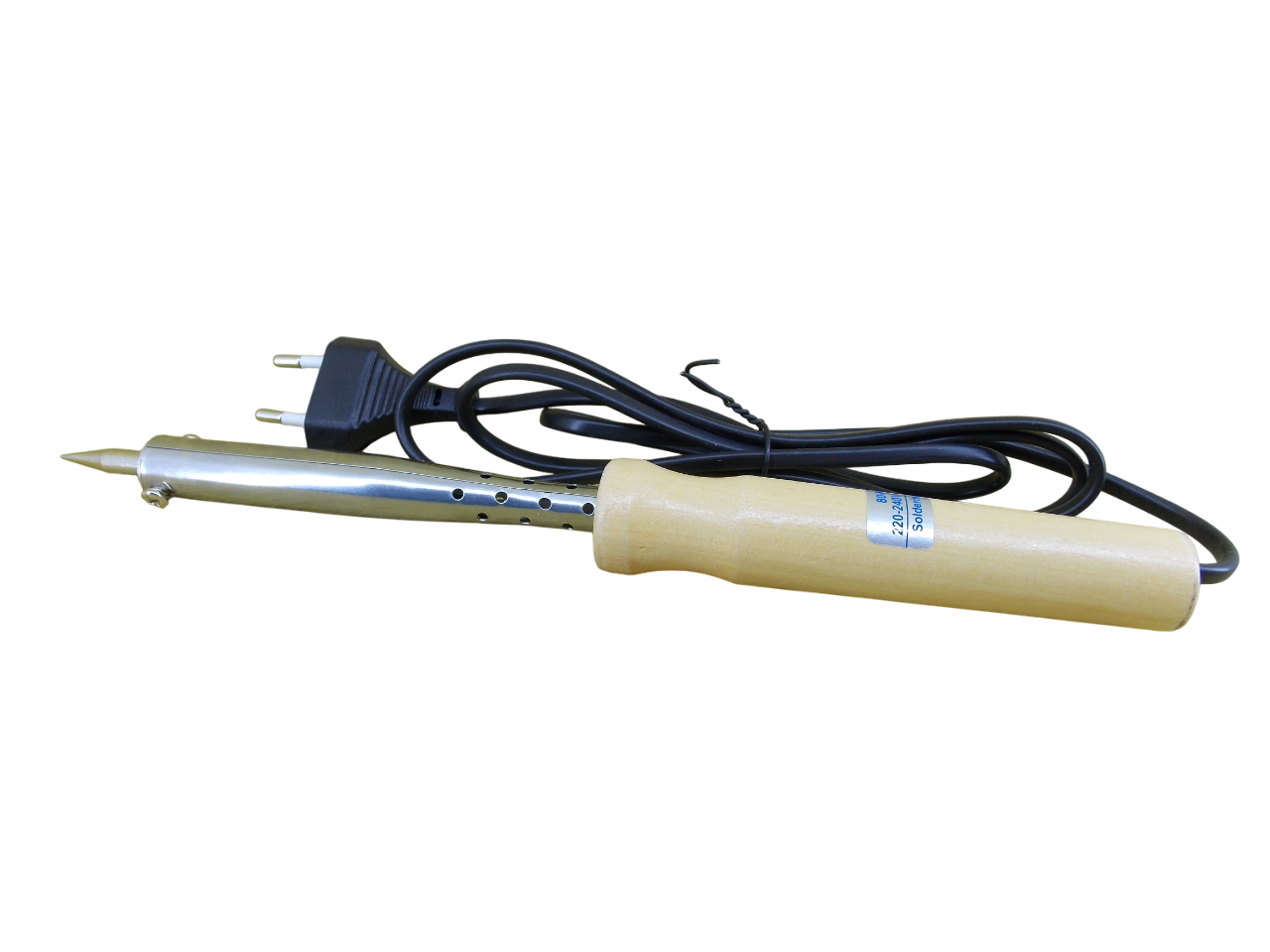 Паяльник  ZD - WD - 80W  с деревянной ручкой 80Вт 220В