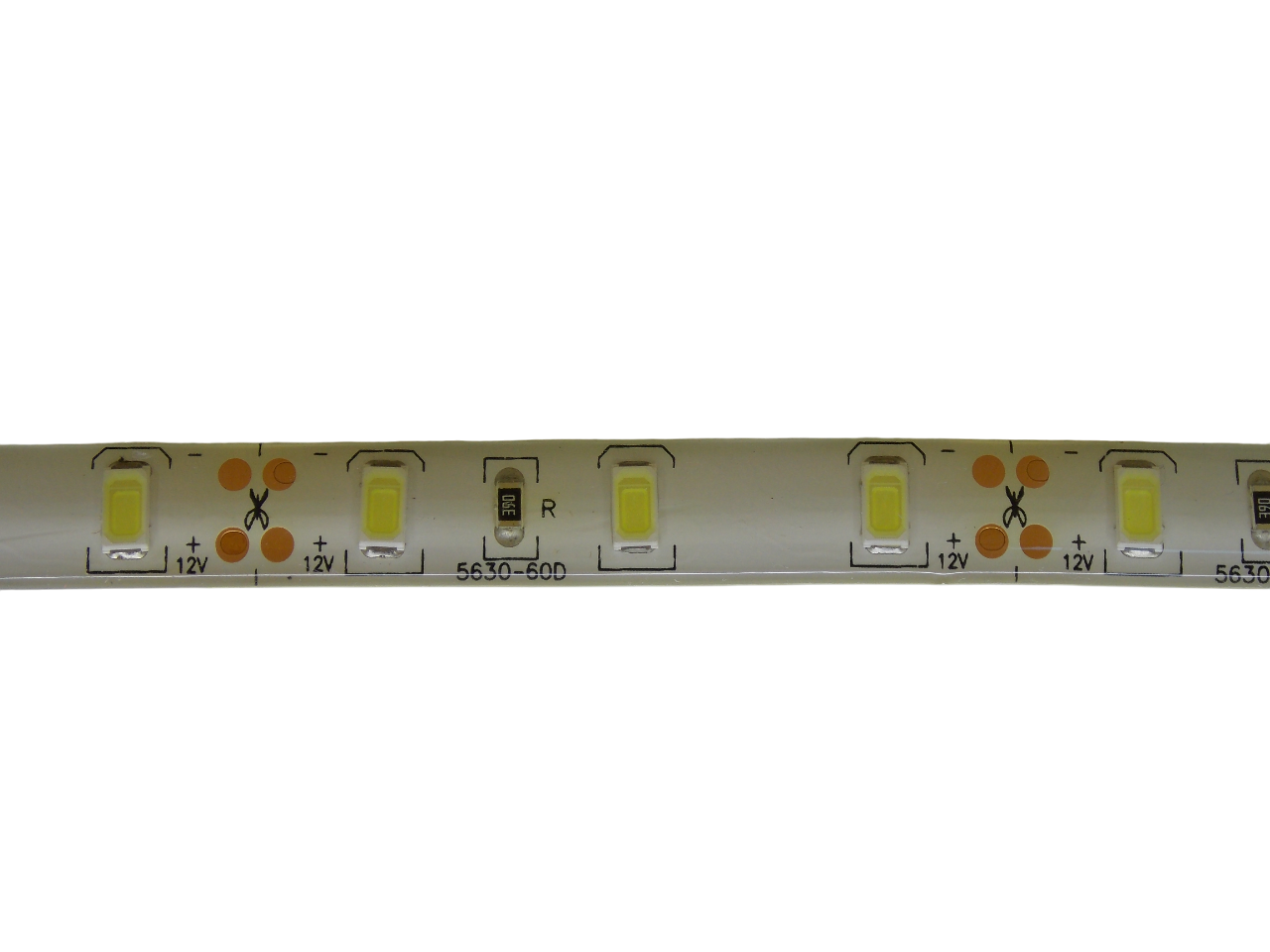 Светодиодная лента 12В - 60Led/м - 14.4Вт/м белая 6000К