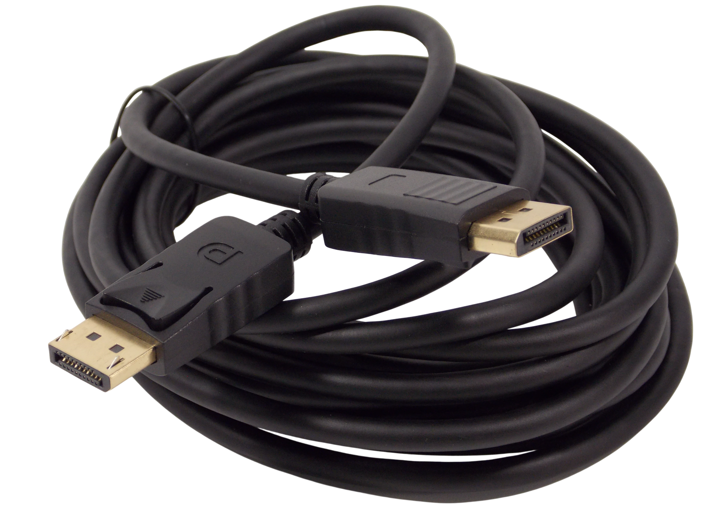 Шнур DisplayPort на  DisplayPort  / 5 метров / черный