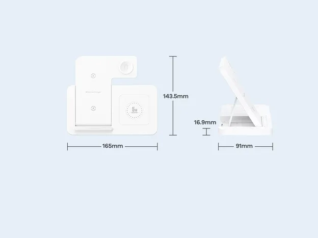 Беспроводное зарядное устройство RP-W70Pro 22W 3-in-1 Foldable Wireless,Light 