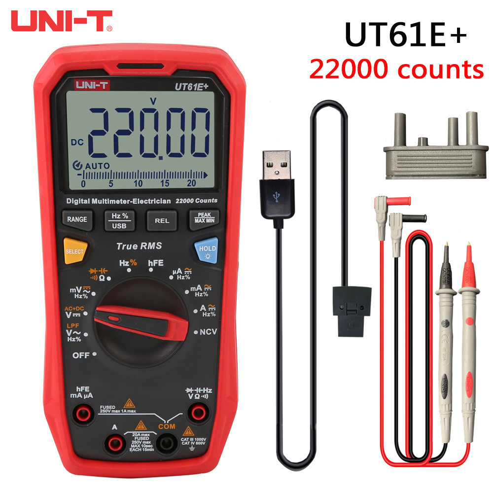 Тестер полуавтомат 5-и разрядный Unit UT 61E+
