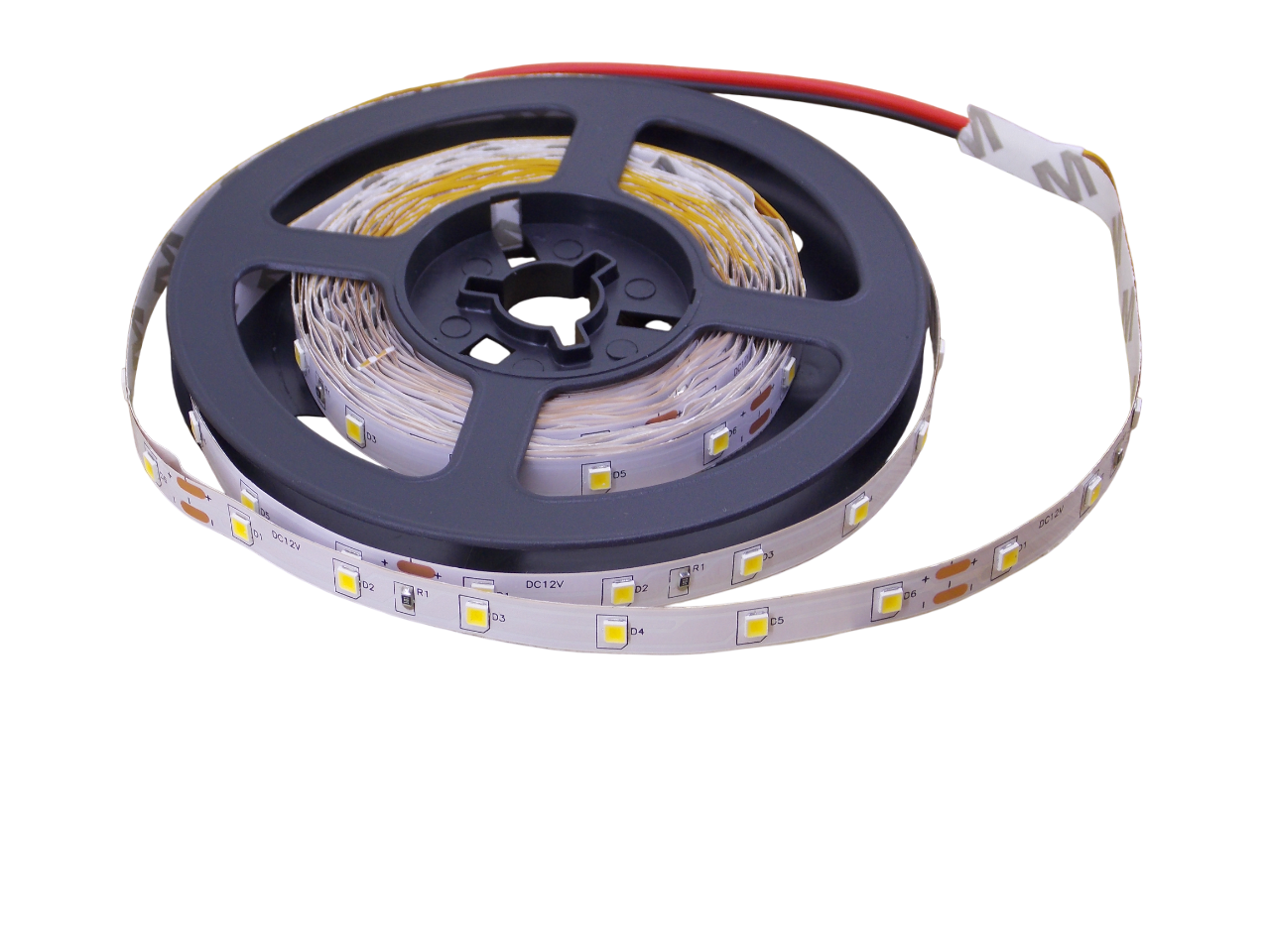 Светодиодная лента 12В -  60Led/м - 4.8 Вт/м белая 3000К