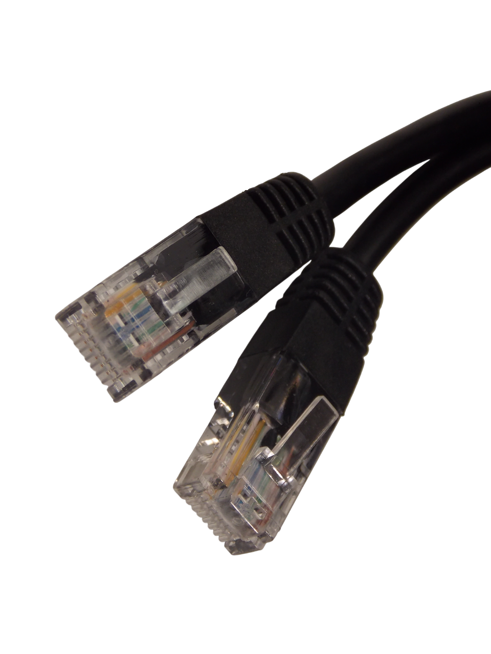Патч - корд RJ45 на RJ45 / соединительный шнур / UTP / CAT5e / 1метр / черный