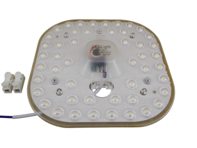 Светодиодный модуль квадратный 220В - 24Вт - 6500К  48Led 