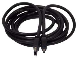 Шнур FireWire IEEE1394 6pin на 4pin / 3 метра / черный