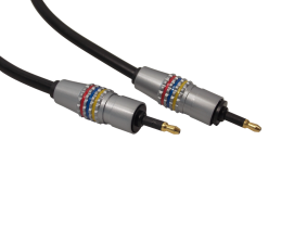 Шнур оптический mini plug - mini plug / 5мм /  1.8 метра