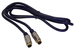 Шнур S - Video 4pin на S - Video 4pin / 1.5метра / синий