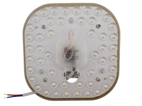 Светодиодный модуль квадратный 220В - 24Вт - 6500К  48Led 