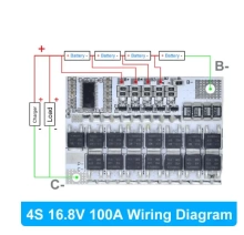 Плата балансировки Li-Ion 4S 16.8V 100A