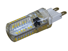 Светодиодная лампа G9  220В - 3.5Вт   6000К 64Led