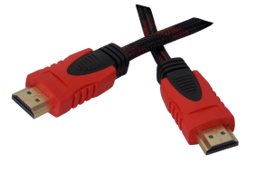 Шнур HDMI 14+1pin на HDMI 14+1pin / 3 метра / нейлоновая оплетка