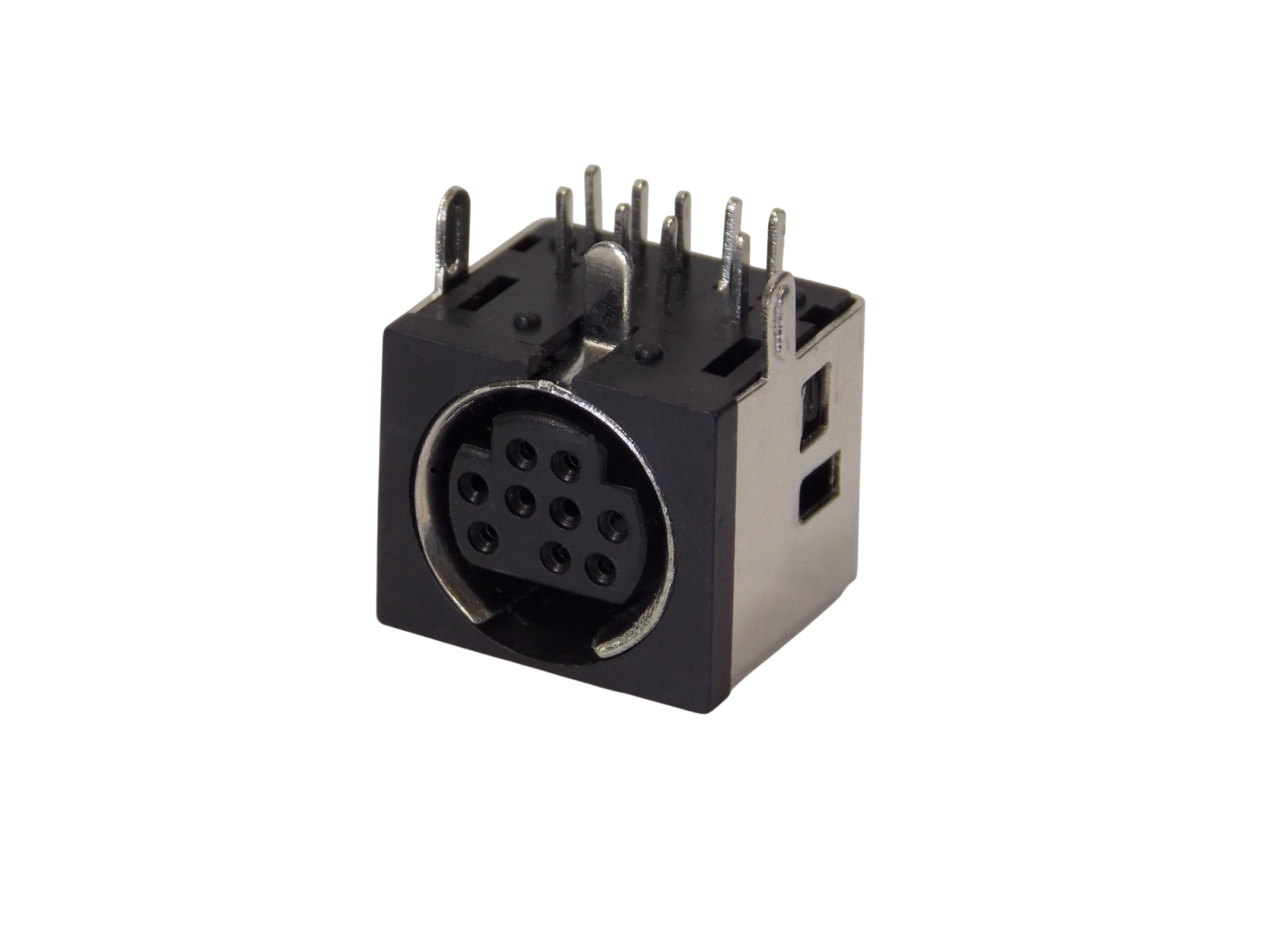 Гнездо mini  DIN 9pin  монтажное