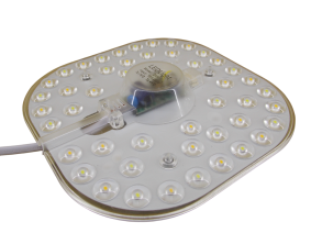 Светодиодный модуль  квадратный 220В - 24Вт - 3000К - 6500К 48Led 