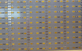 Светодиодная  линейка 12В - 72Led/m - 12Вт белая 3000К